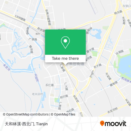 天和林溪-西北门 map
