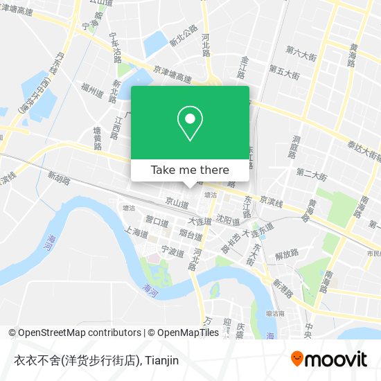 衣衣不舍(洋货步行街店) map