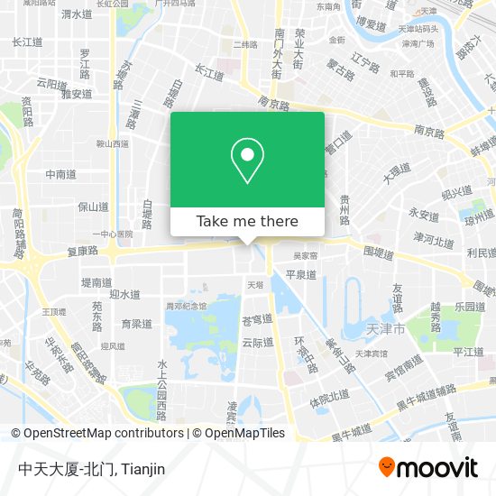 中天大厦-北门 map