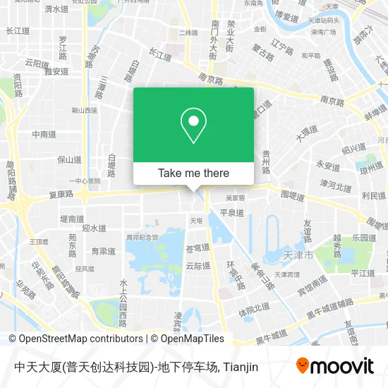 中天大厦(普天创达科技园)-地下停车场 map