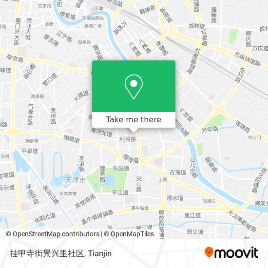 挂甲寺街景兴里社区 map