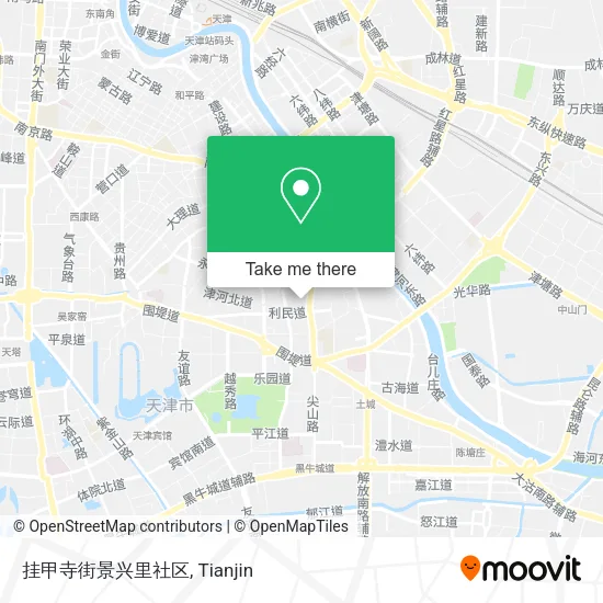 挂甲寺街景兴里社区 map