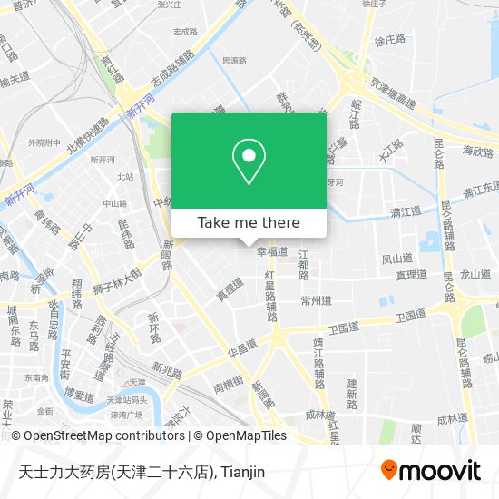 天士力大药房(天津二十六店) map