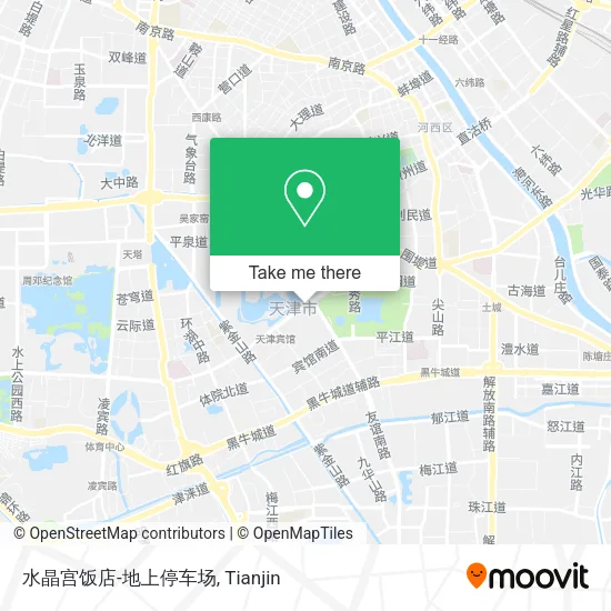 水晶宫饭店-地上停车场 map