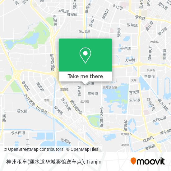 神州租车(迎水道华城宾馆送车点) map