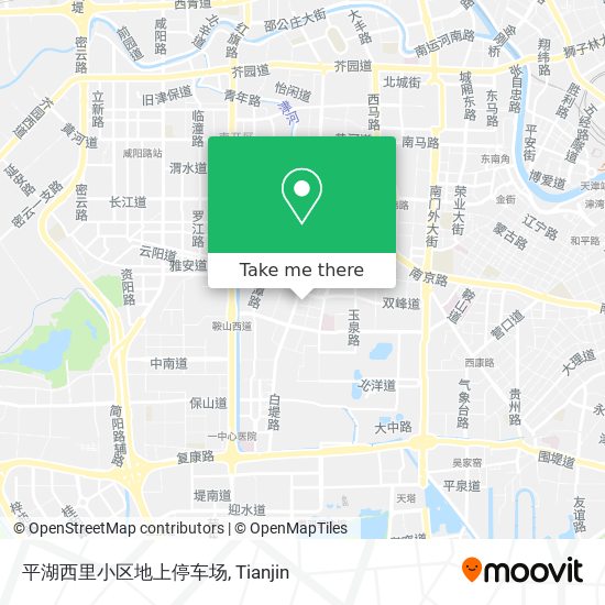 平湖西里小区地上停车场 map