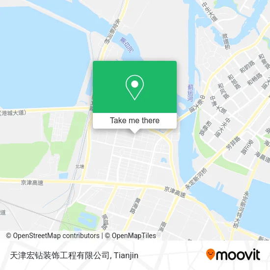 天津宏钻装饰工程有限公司 map