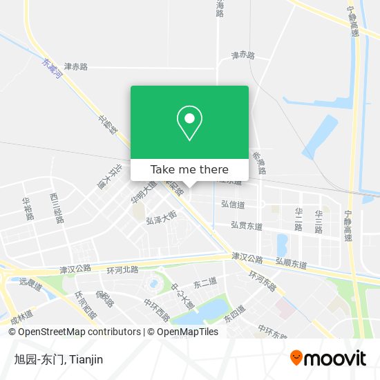 旭园-东门 map