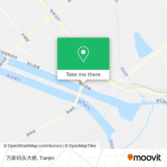 万家码头大桥 map
