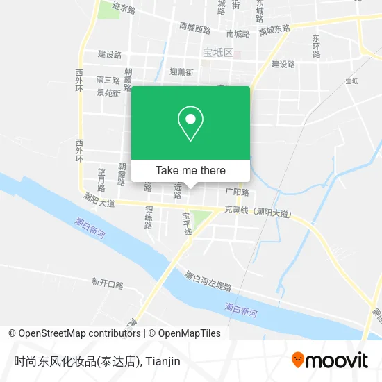 时尚东风化妆品(泰达店) map