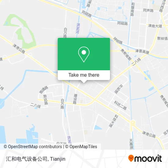 汇和电气设备公司 map