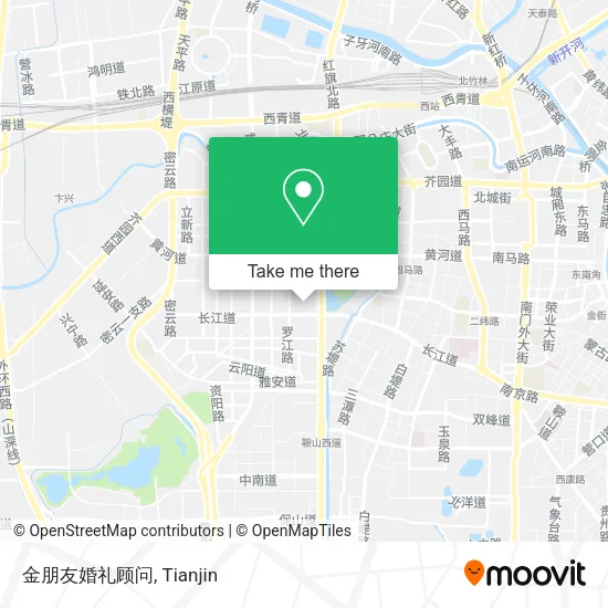 金朋友婚礼顾问 map