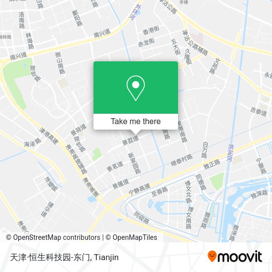 天津·恒生科技园-东门 map