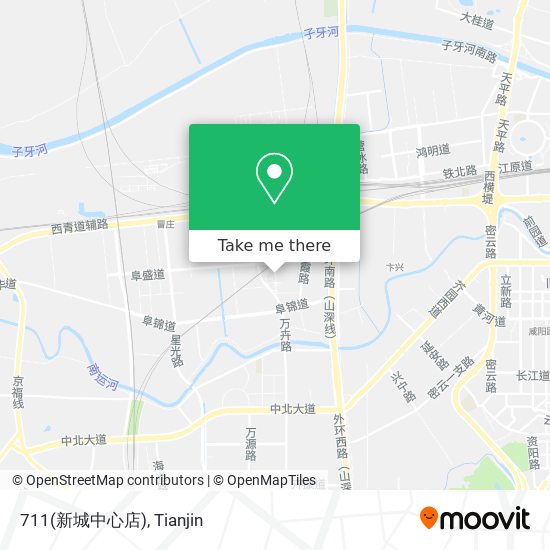 711(新城中心店) map