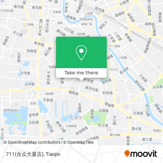 711(合众大厦店) map