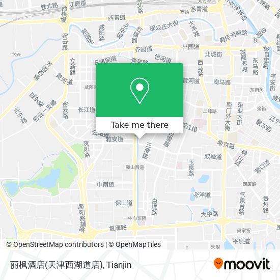 丽枫酒店(天津西湖道店) map