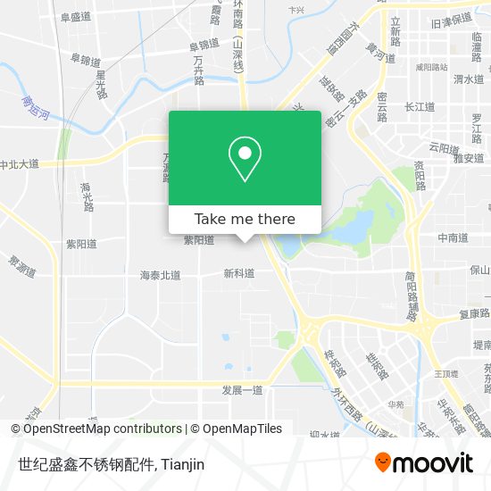 世纪盛鑫不锈钢配件 map