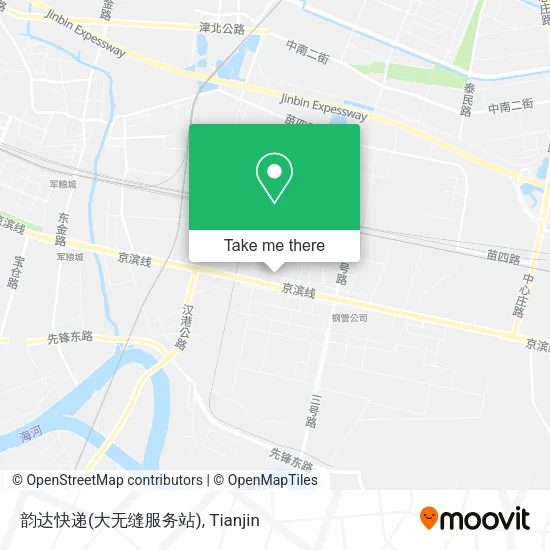 韵达快递(大无缝服务站) map