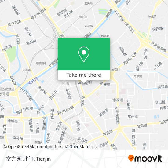 富方园-北门 map