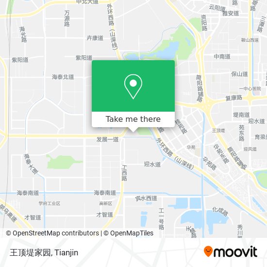 王顶堤家园 map