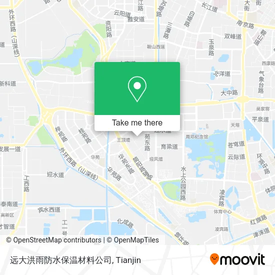 远大洪雨防水保温材料公司 map