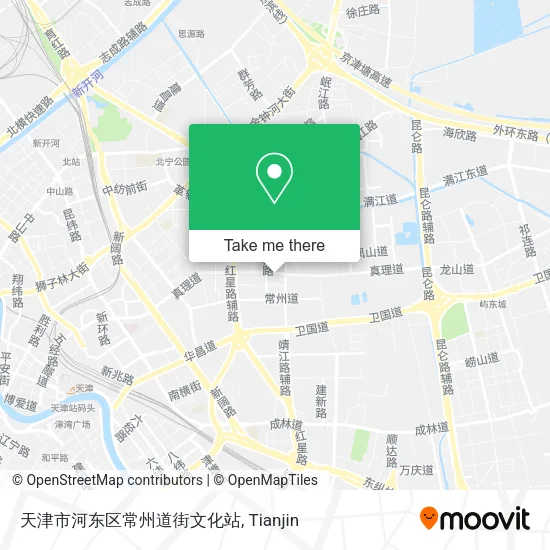 天津市河东区常州道街文化站 map