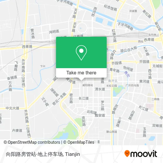 向阳路房管站-地上停车场 map