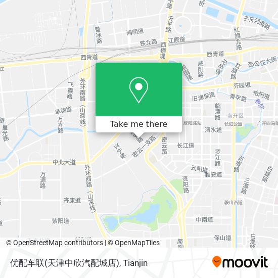 优配车联(天津中欣汽配城店) map