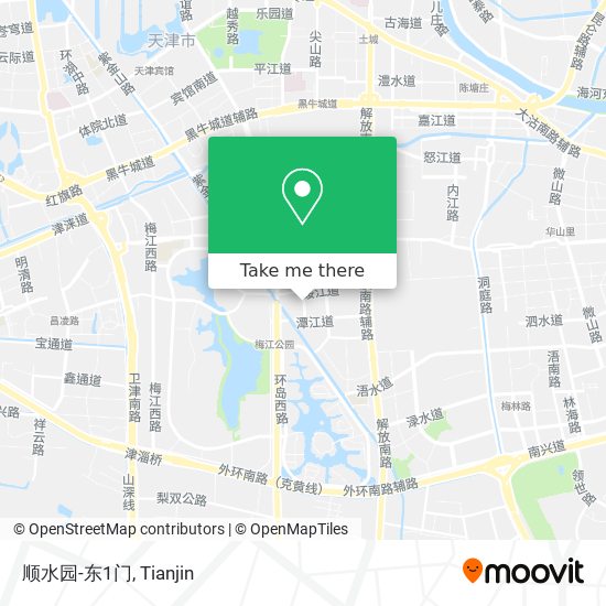 顺水园-东1门 map