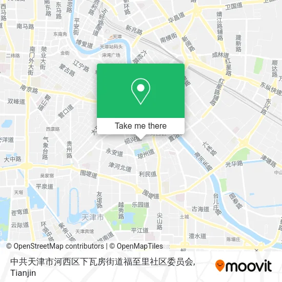 中共天津市河西区下瓦房街道福至里社区委员会 map