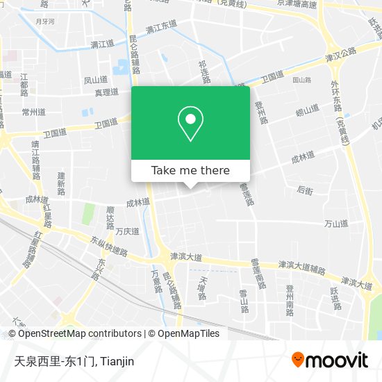 天泉西里-东1门 map
