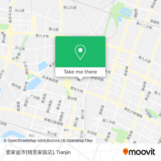 爱家超市(晴景家园店) map