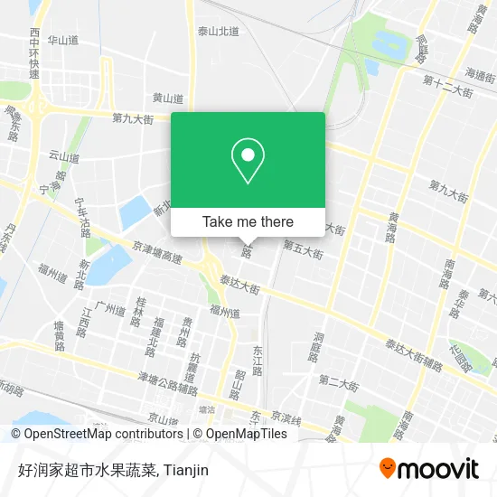 好润家超市水果蔬菜 map