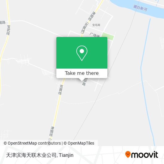 天津滨海天联木业公司 map