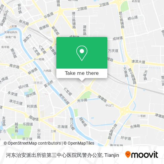 河东治安派出所驻第三中心医院民警办公室 map