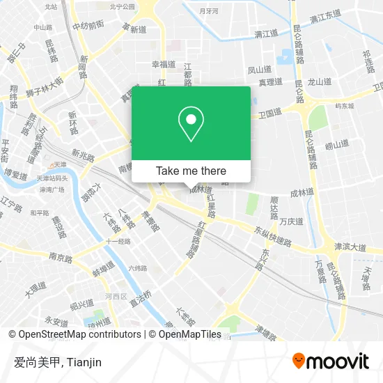 爱尚美甲 map