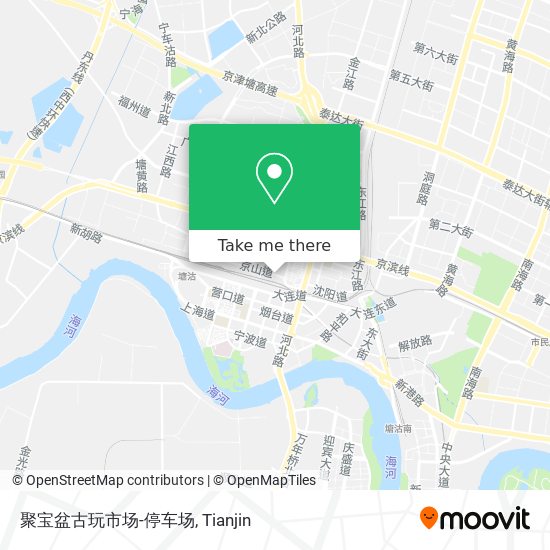 聚宝盆古玩市场-停车场 map