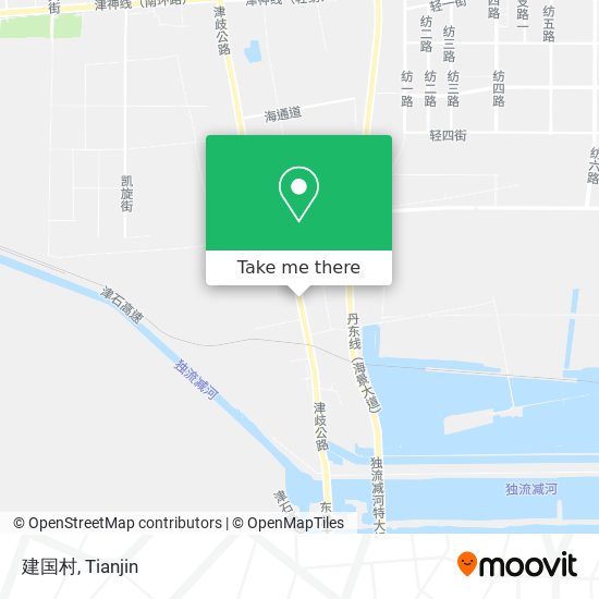 建国村 map