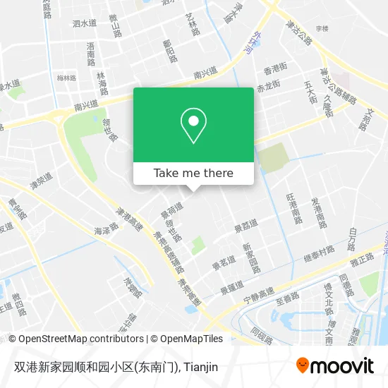 双港新家园顺和园小区(东南门) map