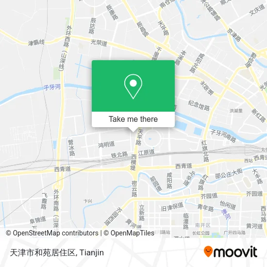 天津市和苑居住区 map