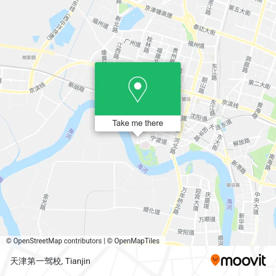 天津第一驾校 map