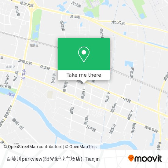 百芙川parkview(阳光新业广场店) map