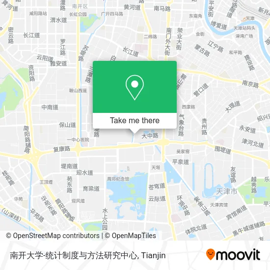 南开大学-统计制度与方法研究中心 map