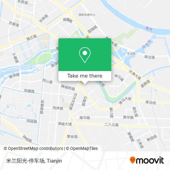 米兰阳光-停车场 map