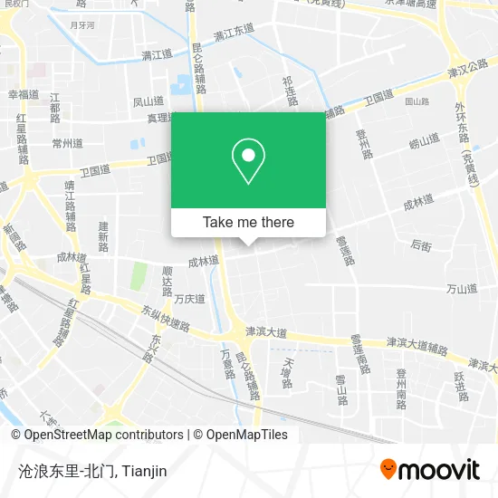 沧浪东里-北门 map