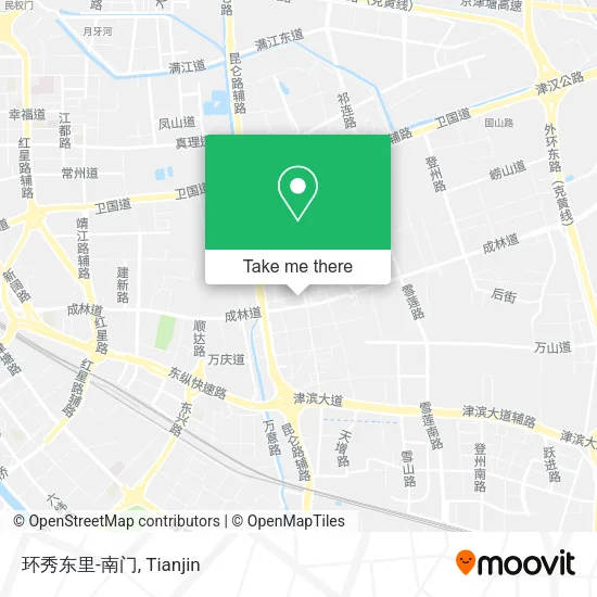 环秀东里-南门 map