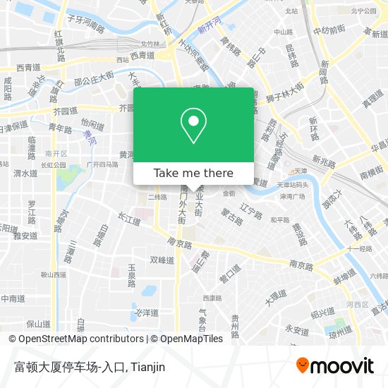 富顿大厦停车场-入口 map