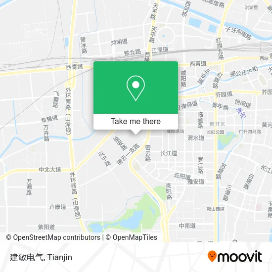 建敏电气 map