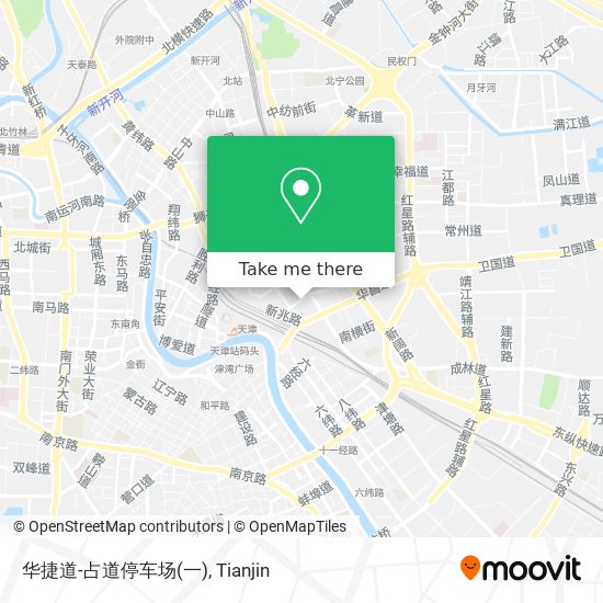 华捷道-占道停车场(一) map