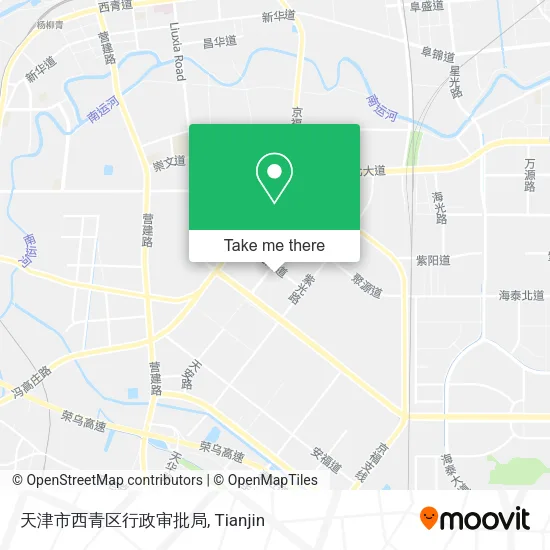 天津市西青区行政审批局 map